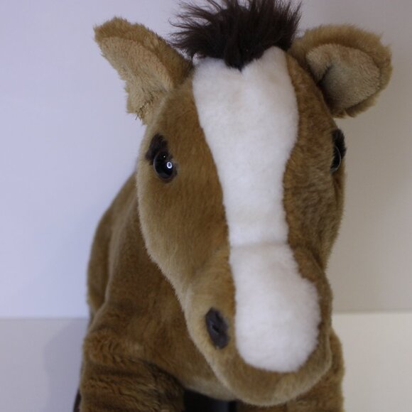 Build a Bear horse retired brown white nose 13" GUC - Picture 6 of 10